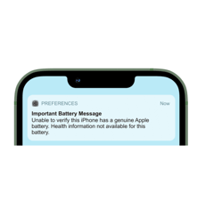 Why is my iPhone showing an “Important Message” or “Unknown Part” warning?