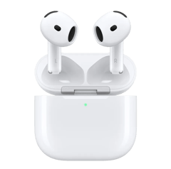 Imagens das diferentes variações de cor do AirPods 4