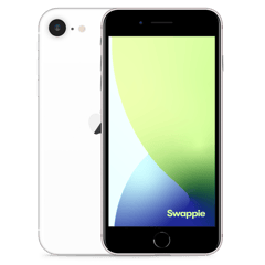 Kategoribild av de olika färgvariationerna på iPhone SE 2020