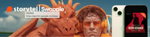 Swappie x Storytel: Take summer’s best stories with you