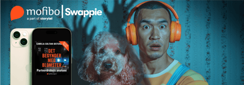 Swappie x Mofibo: De bedste historier følger med dig