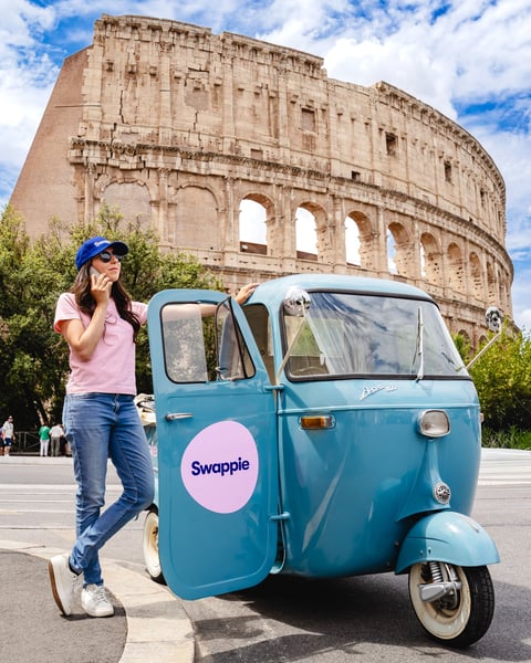 Swappie scende in strada: il tour offline parte da Roma