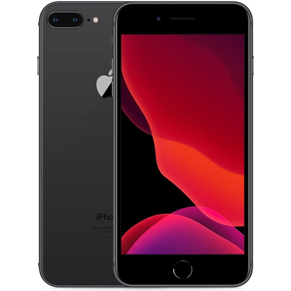 iPhone 8 Plus 64GB Space Gray - Front and back image