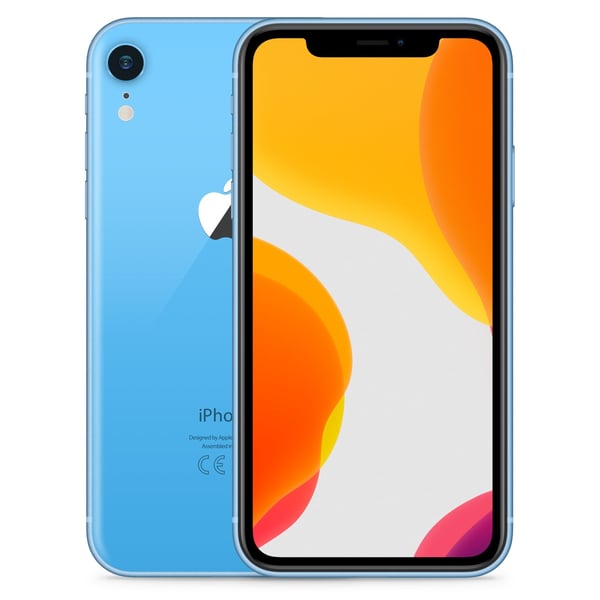 iPhone XR 128GB Blue - Front and back image