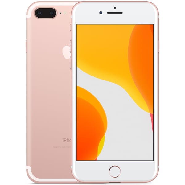iPhone 7 Plus 256GB Rose Gold - Front and back image