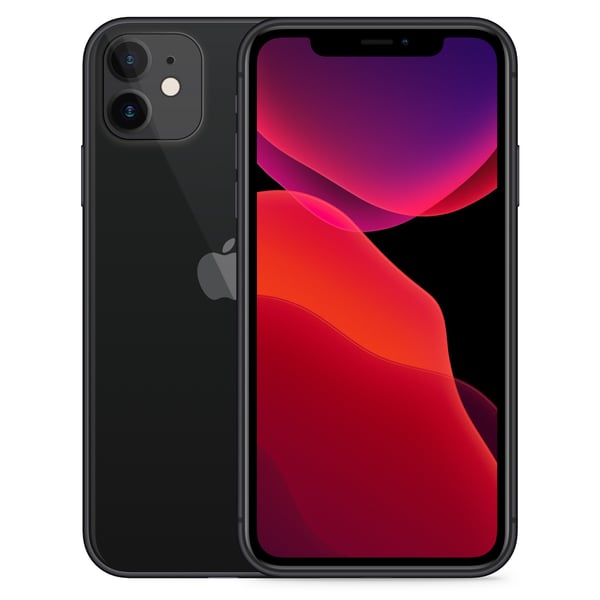 iPhone 11 64GB Black - Front and back image