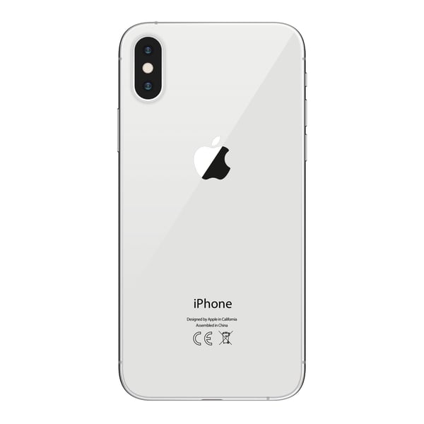 iPhone X 256GB Silver - Back image