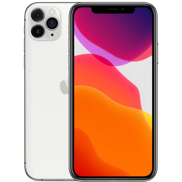 iPhone 11 Pro Max 512GB Silver - Front and back image