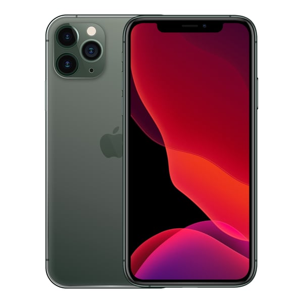 iPhone 11 Pro 512GB Midnight Green - Front and back image