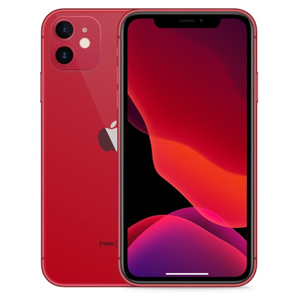 iPhone 11 128GB Red - Front and back image