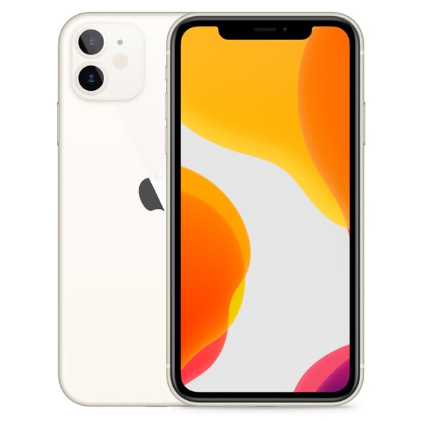 iPhone 11 64GB White - Front and back image