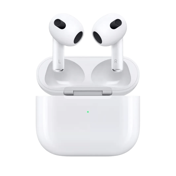 AirPods 3 0GB White - Imagen frontal y trasera