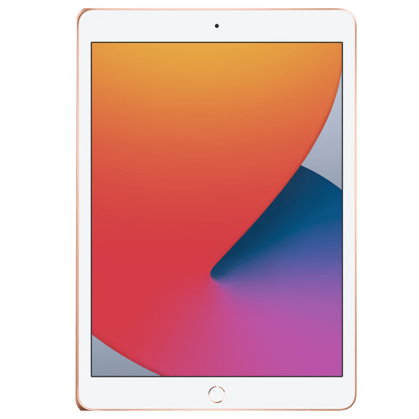 iPad 8 2020 10.2 128GB Gold - Front billede