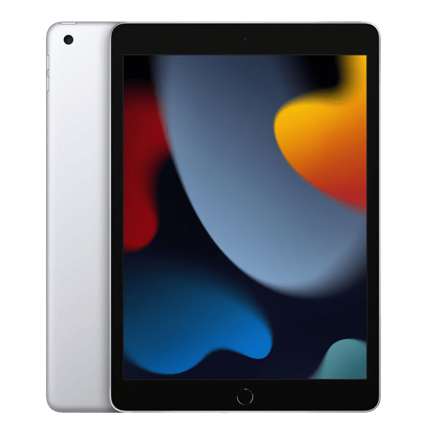 iPad 9 2021 10.2 256GB Silver - Imagen frontal y trasera