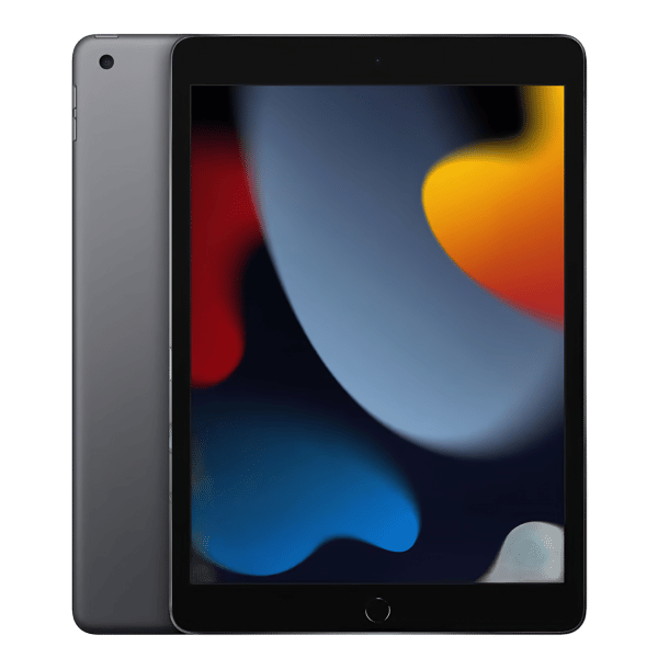 iPad 9 2021 10.2 64GB Space Gray - Imagen frontal y trasera