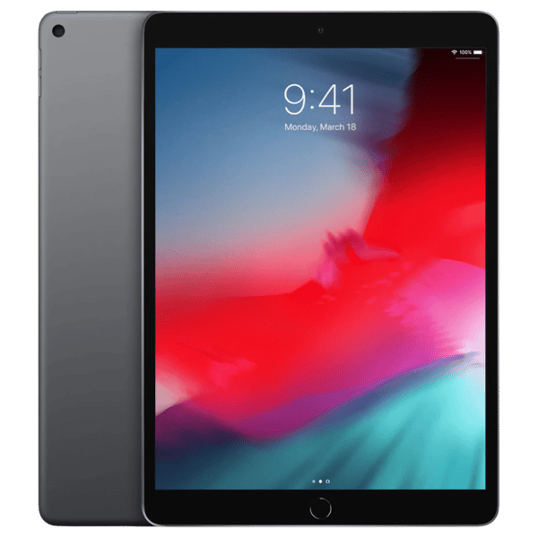 iPad Air 3 2019 10.5 64GB Space Gray - Front and back image