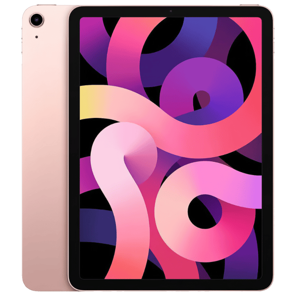 iPad Air 4 2020 10.9 64GB Rose Gold - Imagen frontal y trasera