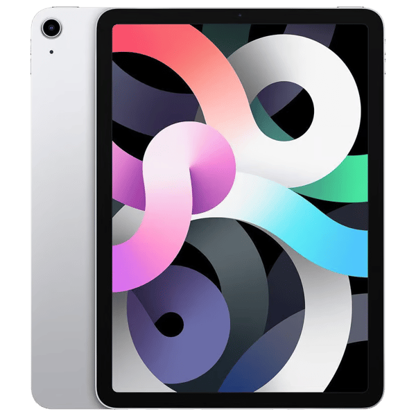 iPad Air 4 2020 10.9 64GB Silver - Front and back image