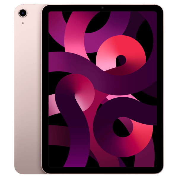 iPad Air 5 2022 10.9 256GB Pink - Front and back image