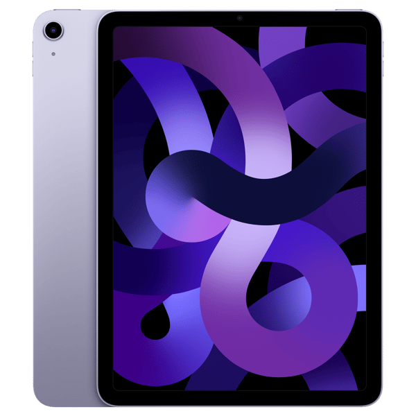 iPad Air 5 2022 10.9 256GB Purple - Front and back image