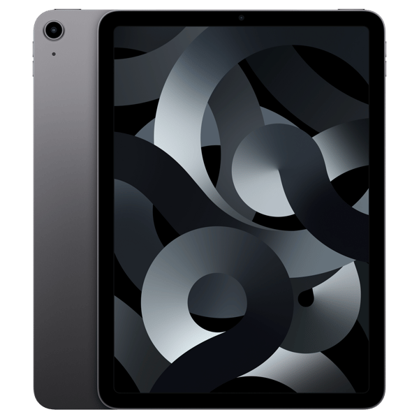 iPad Air 5 2022 10.9 64GB Space Gray - Bak och fram bild