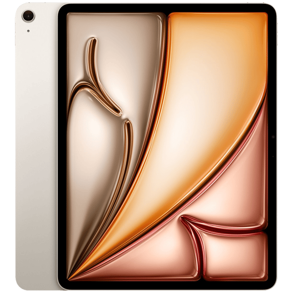 iPad Air 6 2024 13 128GB Starlight - Imagen frontal y trasera