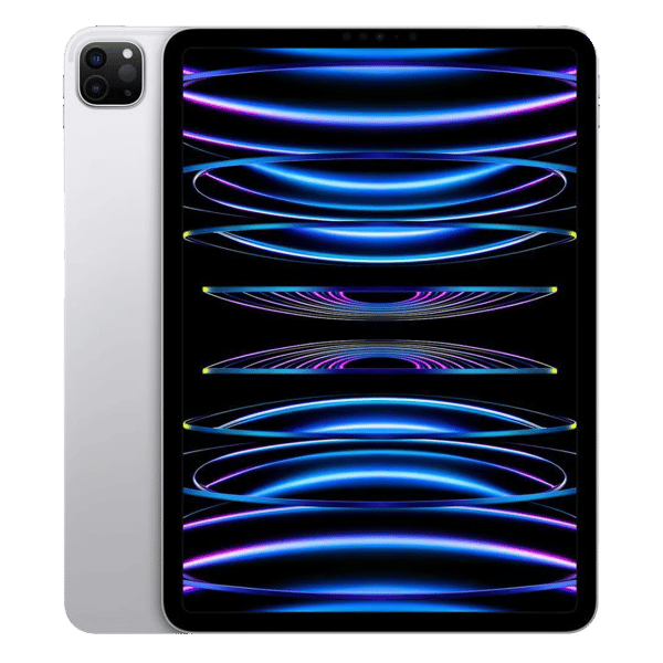 iPad Pro 2022 11 256GB Silver - Bak och fram bild