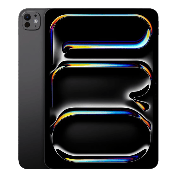 iPad Pro 2024 11 256GB Space Black Imagem frontal e traseira