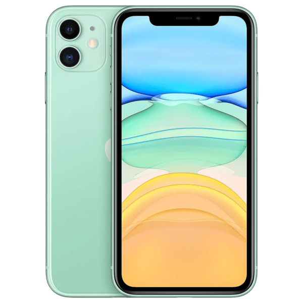iPhone 11 256GB Green - Billede af for- og bagside