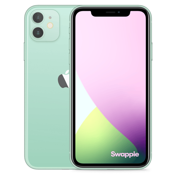 iPhone 11 64GB Green - Front and back image