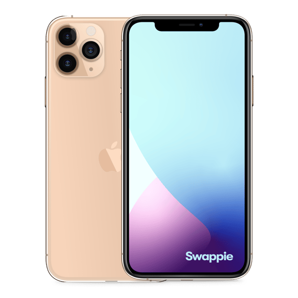 iPhone 11 Pro 512GB Gold - Etu- ja takakuva