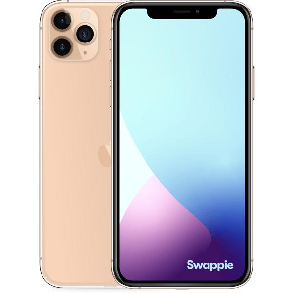 iPhone 11 Pro Max 64GB Gold - Front and back image