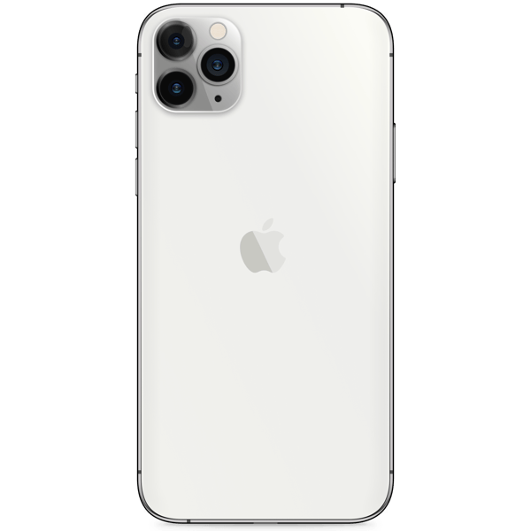 iPhone 11 Pro Max 256GB Silver - Obrázek zadní strany
