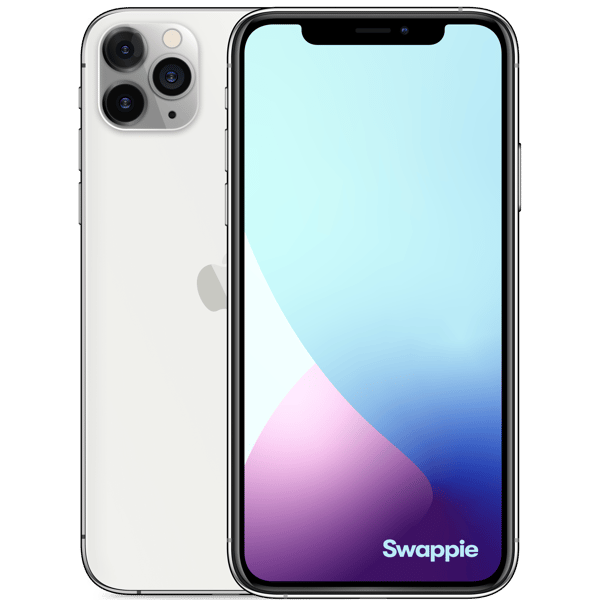 iPhone 11 Pro Max 64GB Silver - Vorder- und Rückseite