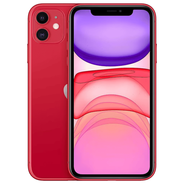 iPhone 11 64GB Red - Front and back image