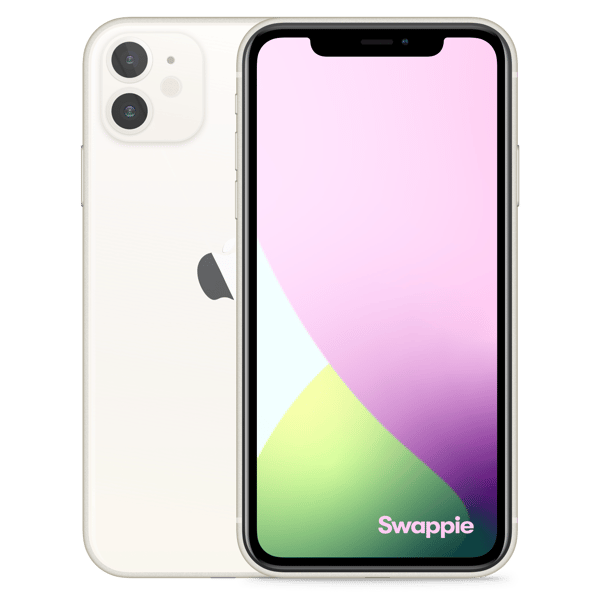 iPhone 11 128GB White - Obrázok prednej a zadnej strany