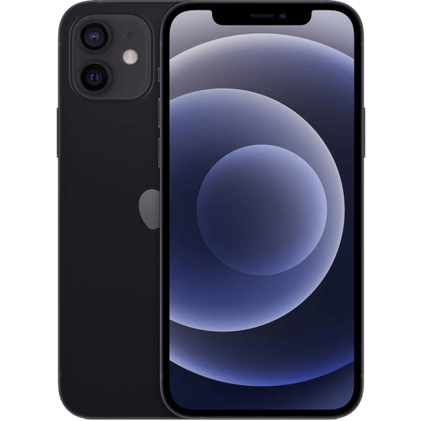 iPhone 12 256GB Black - Vorder- und Rückseite