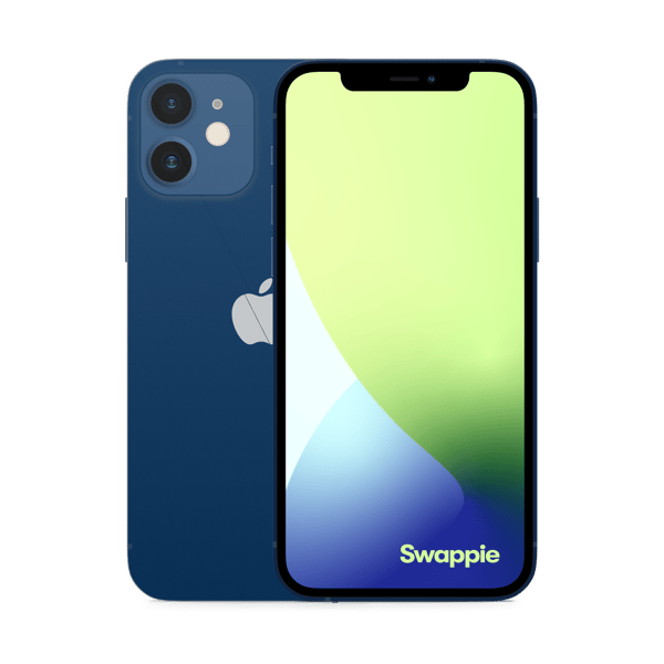 iPhone 12 mini 128GB Blue - Etu- ja takakuva