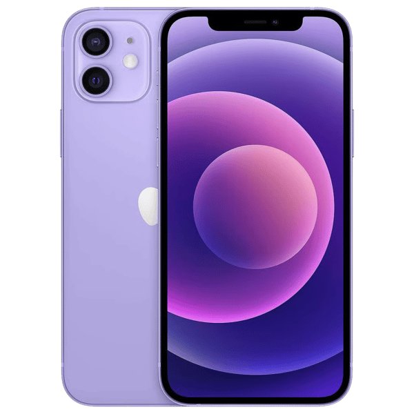 iPhone 12 mini 64GB Purple - image avant et arrière