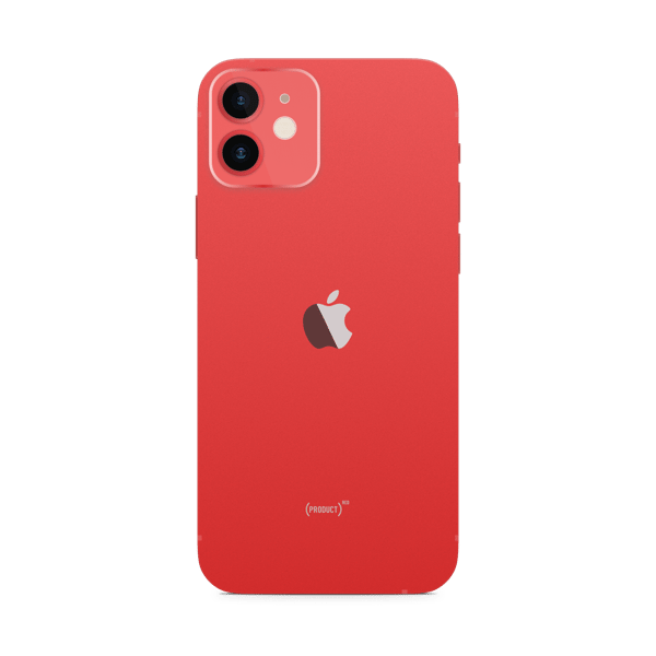iPhone 12 mini 128GB Red - Imagem traseira