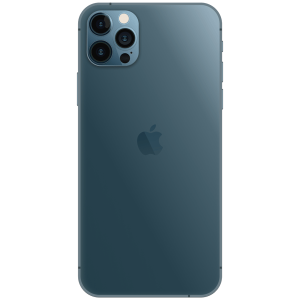 iPhone 12 Pro Max 512GB Pacific Blue - Imagem traseira