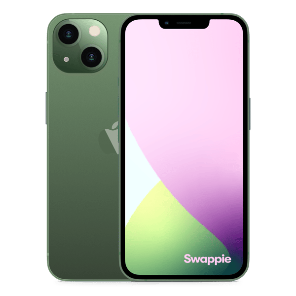 iPhone 13 256GB Green - Fotografie přední a zadní strany