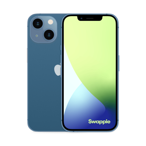 iPhone 13 mini 256GB Blue - Fotografie přední a zadní strany