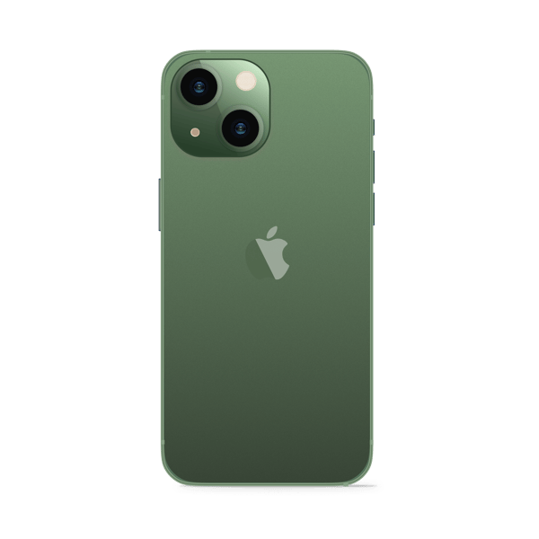 iPhone 13 mini 256GB Green - Zadný obrázok