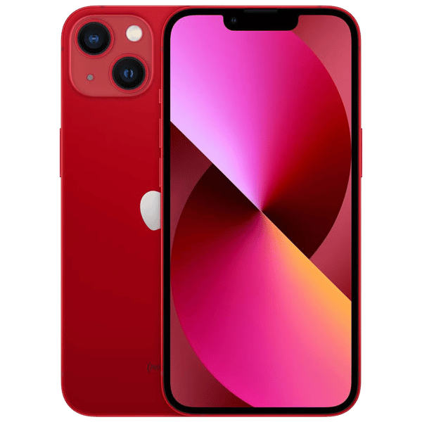 iPhone 13 mini 512GB Red - Front and back image