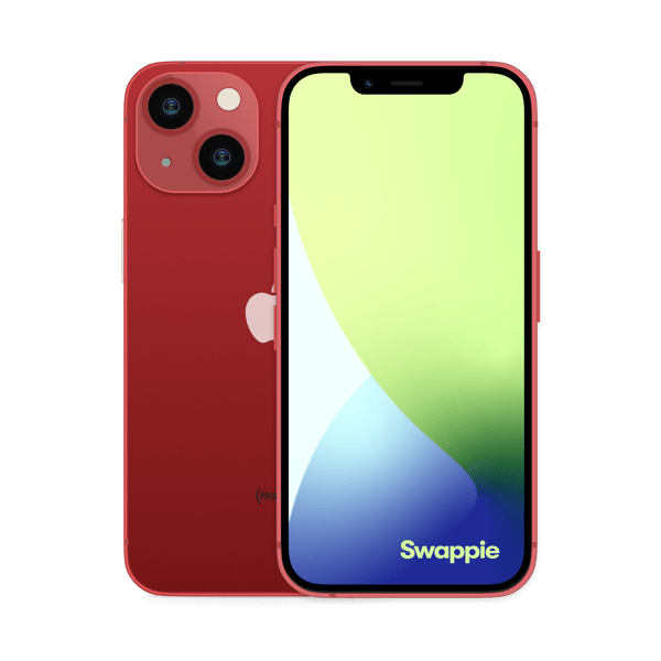 iPhone 13 mini 256GB Red - Front and back image