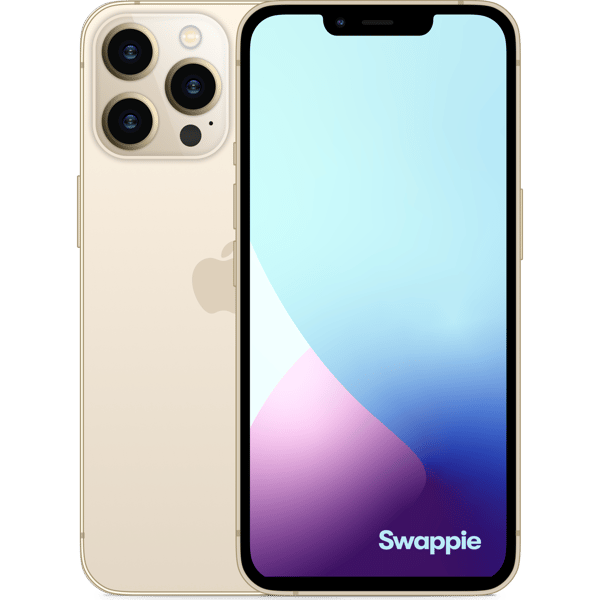 iPhone 13 Pro Max 256GB Gold - Front and back image