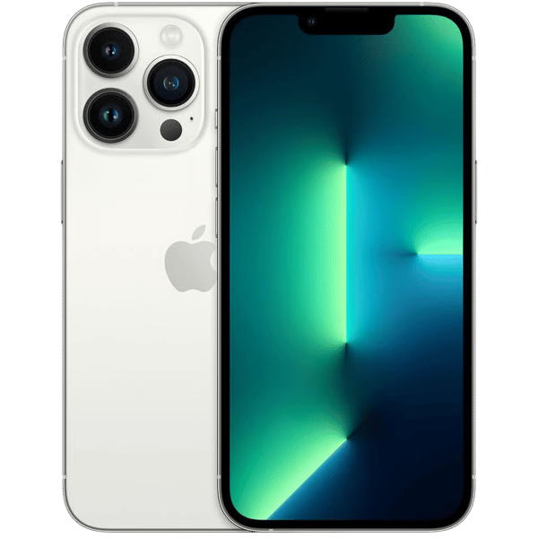 iPhone 13 Pro Max 256GB Silver - Front and back image