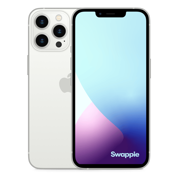 iPhone 13 Pro 256GB Silver - Front and back image