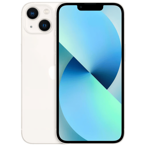 iPhone 13 512GB Starlight - Bak och fram bild